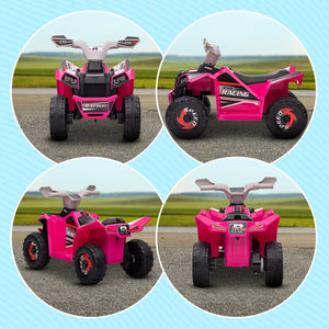 English Elm Aosom 6v Electric Toddler Atv Quad Ride on with Non-slip Grip and Durable Tires W2225P217194