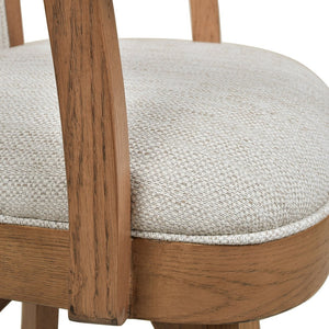 English Elm Jennifer Taylor Home - Williams 31" Swivel Bar Stool With Armrests - Timeless Comfort, Durable Design & Stain-Resistant Upholstery B2719P238368