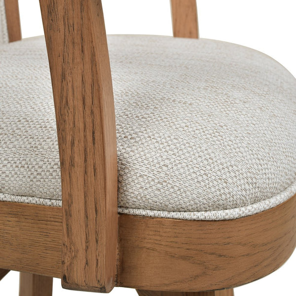 English Elm Jennifer Taylor Home - Williams 31" Swivel Bar Stool With Armrests - Timeless Comfort, Durable Design & Stain-Resistant Upholstery B2719P238368