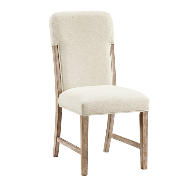 English Elm Modern Plush Beige Chenille Dining Side Chairs Set of 2 — Wood Frame, 250lb Capacity, Stylish Comfort B011P339700