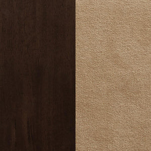 English Elm Set Ultra-Modern Leatherette Side Chairs with Chrome Curved Legs, Sleek Contoured Seats for Dining Comfort Cappuccino B016P224742