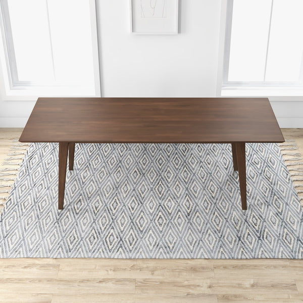 English Elm Ashcroft Furniture - Carlos Solid Wood Dining Table – Mid-Century Modern Design For 4-6 People With Timeless Elegance B183P201594
