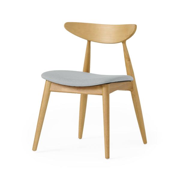 English Elm Christopher Knight Home® - Set Of 2 Retro-Inspired Rubberwood Chairs With Ergonomic Support & Plush Cushions For Comfort N759P307037B