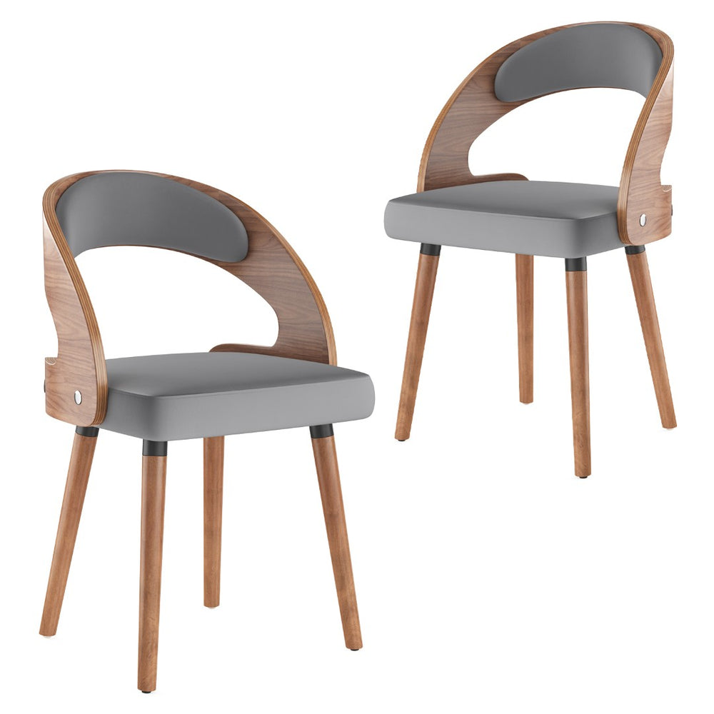 English Elm Swivel Counter Stools Set of 2 Rattan Back Pu Seat Mid Century Wood Frame Kitchen Dark Gray T3623P433533