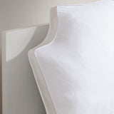 Intelligent Design Oversized Headboard Casual 100% Cotton Canvas Pillow ID30-1481 White