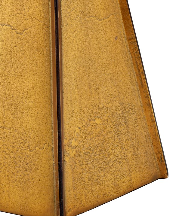 Currey & Company Merola Gold Accent Table - Unique Asymmetrical Design With Antique Brass Finish For Modern Elegance Brass Cast Aluminum 4000-0230-currey-company