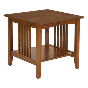 OSP Home Furnishings Sierra Mission End Table Ash Finish