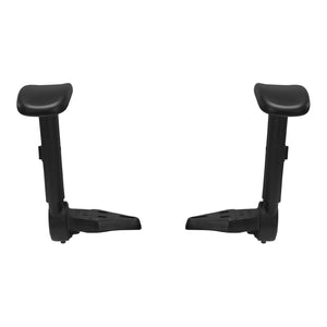 OSP Home Furnishings Height Adjustable Flip Arms with Pu Padding for Ergonomic Office Chair Comfort F2-3