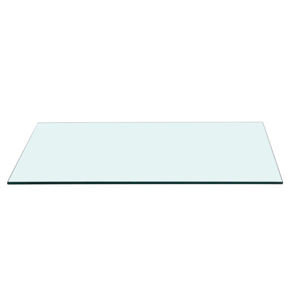English Elm Square Tempered Glass Top - 39.3" Durable Surface For Dining & Coffee Tables, Diy Projects & More W1718P352256-GIGA
