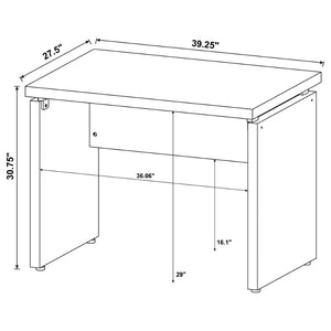English Elm Ulloa Cappuccino L-Shape Desk Set With Mobile File Cabinet - Modern, Spacious Workspace Solution B062S01319-GIGA