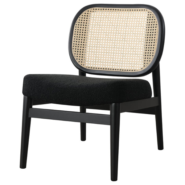 English Elm Quinne Cane Weave Accent Chair with Padded Seat for Bedroom or Living Room B062P451701