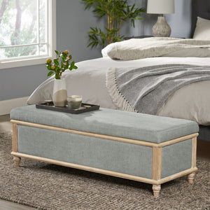 Christopher Knight Home® - Noble House - - Osgood Gray Storage Ottoman