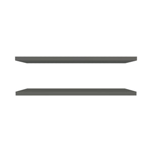 English Elm Greer Floating Shelf Set Of 2 In Grey Melamine - Modern Design, Space-Saving, Easy Installation! B128P245006