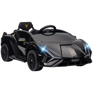 English Elm Qaba 12v Toddler Electric Motorcycle with Twist Throttle Rear Suspension Training Wheels W2225P249905