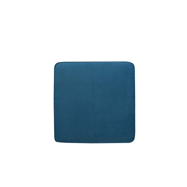 English Elm Abigail Mid-Century Modern Velvet Bench - Plush Blue Upholstered Accent Seat For Any Space B365P398204
