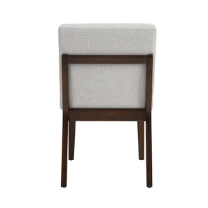 English Elm Edwyn Gray Linen Side Chair Set of 2 — Plush Padded Seats, Solid Rubberwood Frame, Stylish Dining Accent B2726P246614