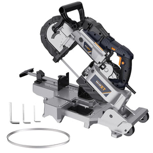 English Elm Band Saw Portable 10 Amp Variable Speed Aluminum Base with Led Light for Metal Wood T3177P305060
