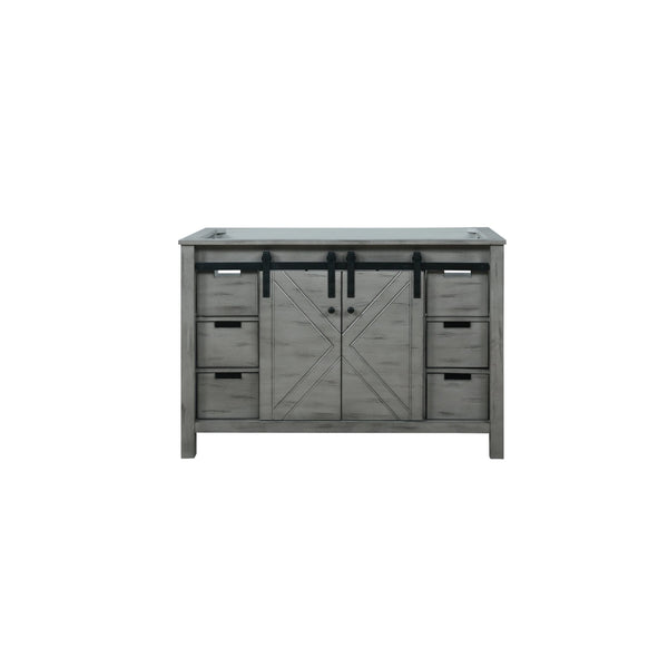 English Elm Ash Grey Bath Vanity 48" W X 22" D – Contemporary Design With Soft-Close Drawers & Ample Storage Space B2731P260991