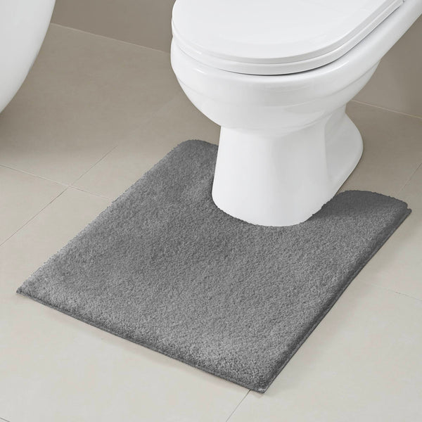 English Elm 1PC Plush 24x72 Bath Rug for Tub & Bathroom Floor - Ultra-Absorbent Polyester, Non-Slip Backing Grey 6.2 L x 24.8 W x 10.63 H B035P341132