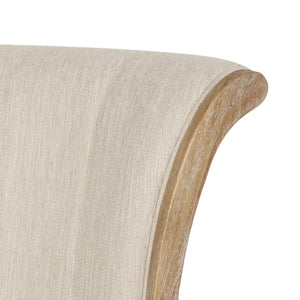 English Elm Christopher Knight Home® - SWIVEL&LIFT Modern Rollback Office Chair with Vertical Channel Stitching, Rubberwood Frame & Casters Beige+Natural 71885.00FBGENTL