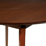 OSP Home Furnishings Chesterfield Dining Table Walnut