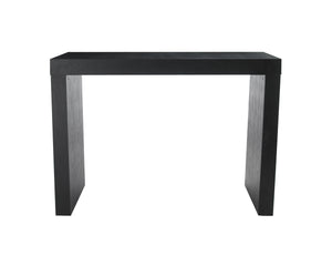Sunpan Faro Urban Bar Table - Stylish Solid Ash Design with Room for Four Stools, Perfect for Any Space Black