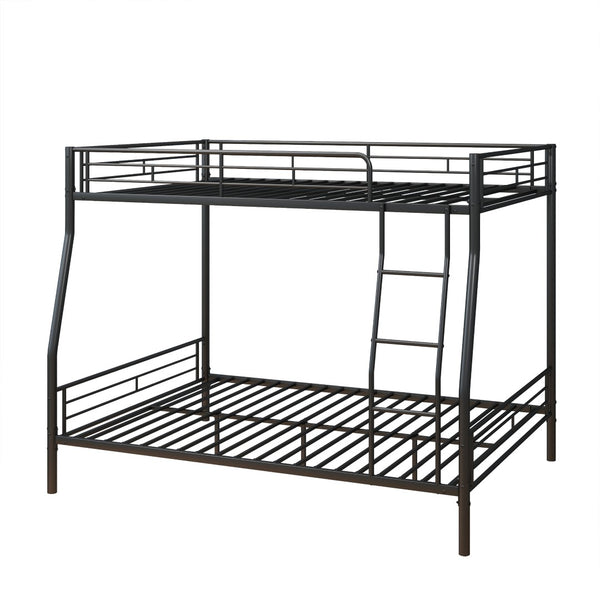 English Elm Heavy Duty Steel Full Over Queen Bunk Bed Adult Guest Room Powder Coat Frame W840S00001