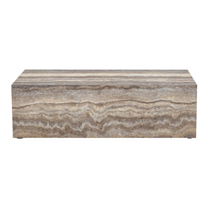English Elm 39.3 Inch Stone Pattern Mdf Coffee Table Waterproof Modern Minimalist Living Room W1151P423228