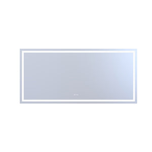 English Elm 77" Led Vanity Mirror with Dual Zone Lighting Anti-fog Dimmable Bathroom Wall Mount W1920P493147