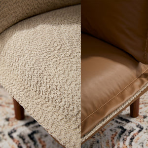 English Elm Modern Chenille Oversized Armchair - Cozy Accent Chair For Living Room, Bedroom, And Study Comfort W2997P236160