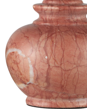 Currey & Company Piccolo Mini Table Lamp: Charming Pistachio Marble Accent Light For Cozy Spaces And Unique Decor Pink Rosa Cappuccino Marble 6000-1049-currey-company