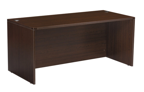 OSP Home Furnishings Lodi Modular Office Desk with Laminate Surface and Built-in Cable Management Grommets Napa 66X30 NAP-02-ESP