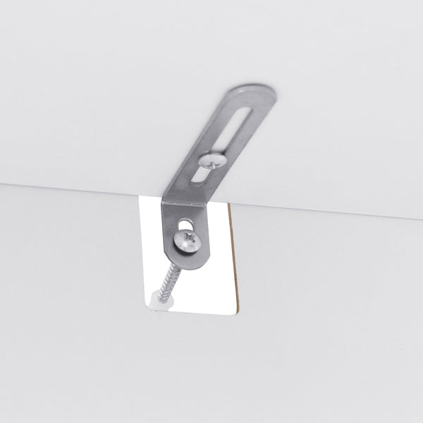 English Elm VIBE Modern Hall Tree with Shoe Cabinets, 3-Seat Bench, 7 Hooks & Adjustable Shelves, 79" wide White SJ000147AAK