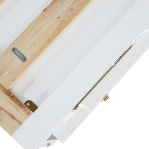 English Elm Queen Size Murphy Bed With Iron Legs - Modern Space-Saving Design For Cozy Bedrooms And Studios N820S00035K-GIGA