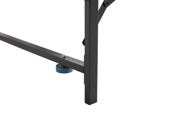 English Elm Twin Velvet Upholstered Daybed with Trundle, V-Pattern Backrest, USB Port, Side Pockets, Sturdy Design Navy W1361S00044