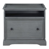 OSP Home Furnishings Country Meadows File Cabinet Plantation Grey