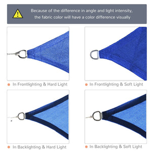 English Elm Sun Shade Sail Canopy Woven Polyethylene Uv Blocking Outdoor Patio Pool Cover T3971P383555