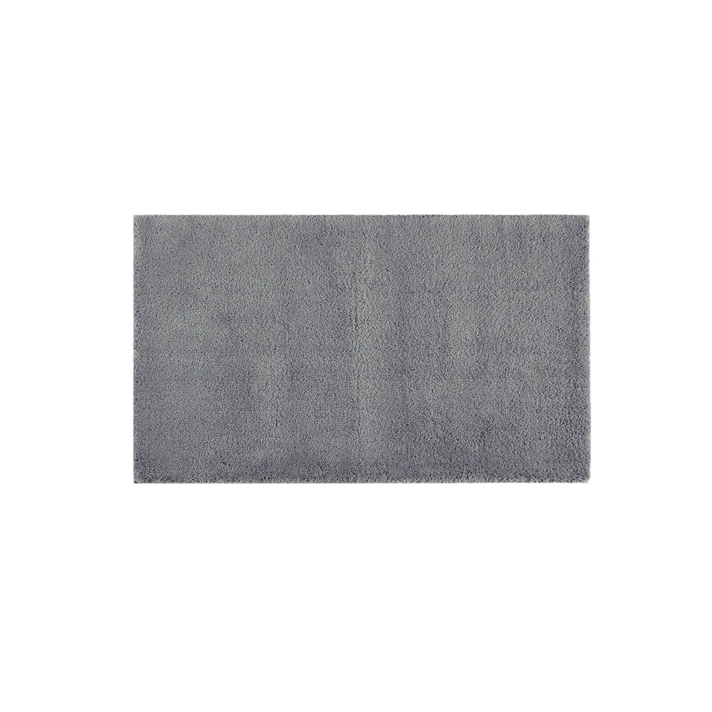 JLA Home Madison Park Signature - Bath Plush High-Pile Microfiber Rug with Quick-Dry Tech, Non-Slip Backing, OEKO-TEX Certified Comfort Grey MPS72-604
