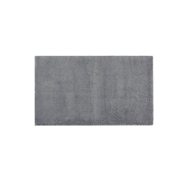 JLA Home Madison Park Signature - Bath Plush High-Pile Rug with Quick-Dry Microfiber, Non-Slip Backing, OEKO-TEX Certified Luxury Grey MPS72-605