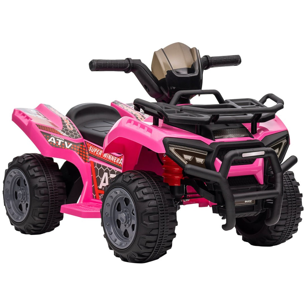 English Elm Aosom 6v Electric Toddler Atv Quad Ride on with Non-slip Grip and Durable Tires W2225P217192