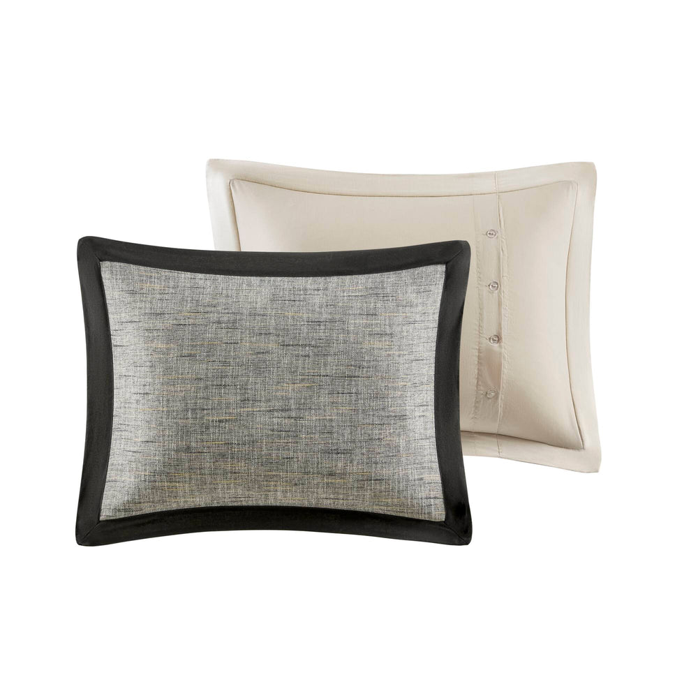 JLA Home Madison Park Signature - Comforter Madison Park Signature Chenille Jacquard Queen Set — Luxe Hotel-Inspired Grey Elegance 96 L x 92 W x 1.5H MPS10-546