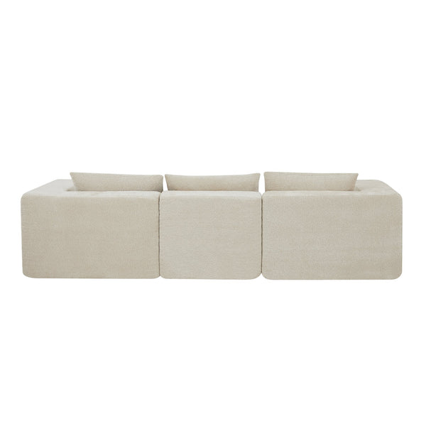 English Elm Christopher Knight Home® - 107" Compressed Sectional Sofas In Elegant Khaki - Modular Design, Cloud-Like Comfort & Durability! N771P346765V_N771P346766V
