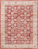 Unique Loom Noble Alexander Machine Made Floral Rug Red, Blue/Gray/Ivory/Olive/Puce/Beige 10' 0" x 13' 5"