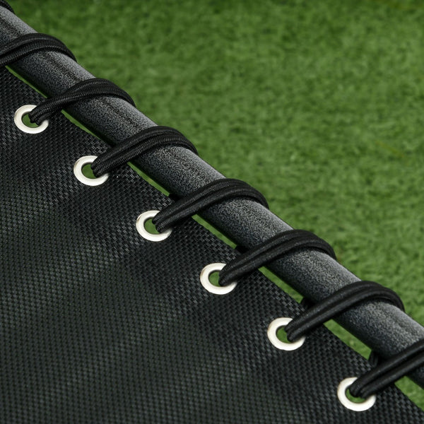 English Elm Outsunny Folding Chaise Lounge With 5 Adjustable Positions, Face Hole, Storage Pocket & Headrest W2225P174365-GIGA