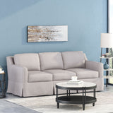 Christopher Knight Home® - Noble House - Arrastra Contemporary Fabric 3 Seater Sofa with Skirt