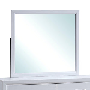 English Elm Glasgow Contemporary Dresser Mirror with Low-Distortion Glass and Sleek Frame for Modern Bedrooms White 39 L x 42 W x 3 H B078P349549