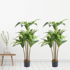 English Elm Realistic Artificial Olive Tree 150Cm – Lifelike Silk Leaves, Natural Trunk, Low-Maintenance Home Decor T3950P399815-GIGA