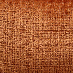 English Elm UNITED Cloud-Luxe Chenille Memory Foam Bean Bag Chair with Ottoman and Pillow for Ultimate Comfort Orange W1568P361695