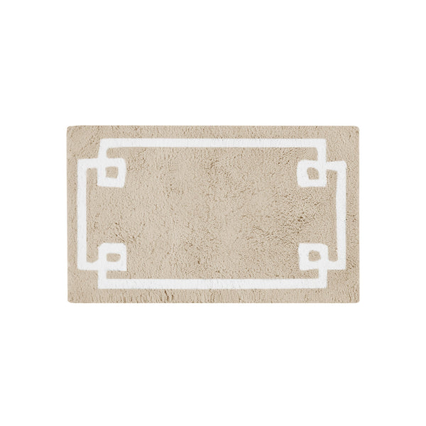 JLA Home Madison Park - Cotton Tufted Bath Rug with Plush Medium Pile, Skid-Resistant Backing, OEKO-TEX Certified Comfort Taupe MP72-3565