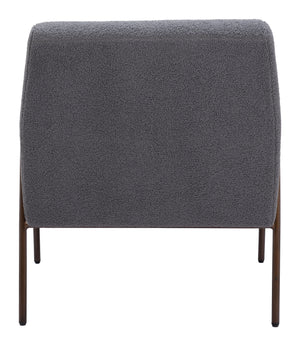 Charleston Accent Chair Gray 109525 Zuo Modern